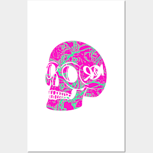 RD&I Skull Pink Lioness Posters and Art